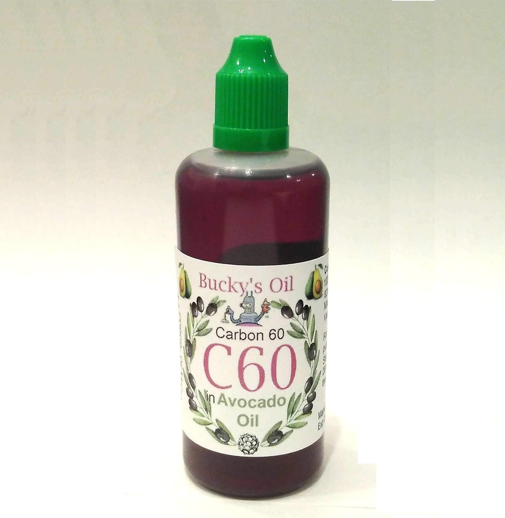 C60 Avocado Oil - 100ml Μπουκάλι - 82mg Carbon 60 99,9% σε Avocado Oil