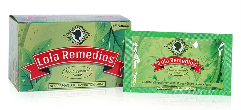 Lola Remedios Συμπλήρωμα διατροφής Σιρόπι 12 φακελάκια / κουτί