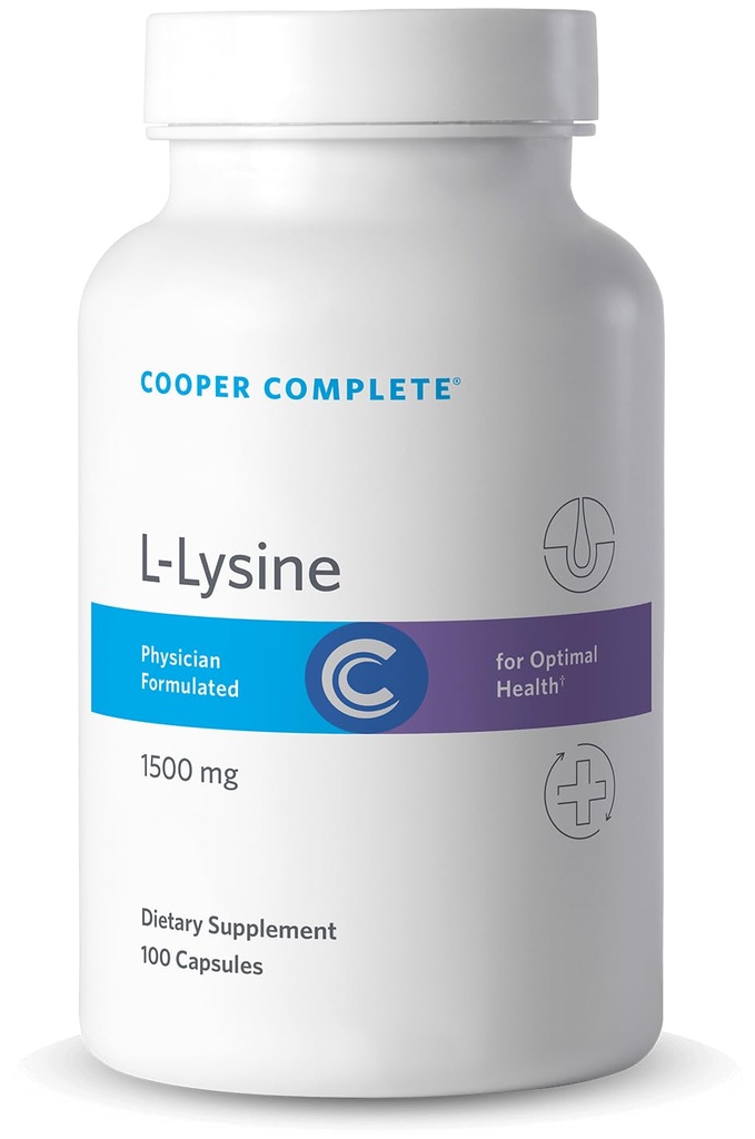 Cooper Complete L-Lysine - Συσκευασία του 1. 100 Καψάκια χορτοφαγίας