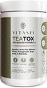 Vitasei Teatox Detox & Cleanse Υποστήριξη σε σκόνη, Digestion Booster W/Πράσινο Τσάι, Spirulina, Artichoke, Τζαμαϊκανοί Σπόροι Λουλούδι & Σταφύλια, Συμπλήρωμα Υποστήριξης & Αντικατάσταση γεύματος σε σκόνη, Πράσινη Apple Γεύση 16oz