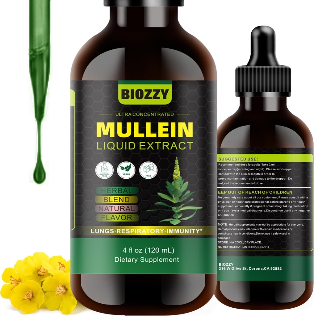 Γενόσημο Mullein σταγόνες για τους πνεύμονες 
