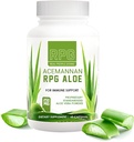 RPG Acemannan Κάψουλες Aloe Vera - Aloevera Συμπλήρωμα διατροφής με ανοσοποιητική και ουρική υποστήριξη Aloe Vera Κάψουλες σκόνης - 60 χάπια (250 MG)