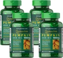 Pumpkin Seed Oil, Supports Prostate and Urinary Health White 100 Count (Pack of 4)