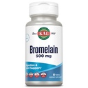 KAL Bromelain 500 mg, συμπλήρωμα διήθησης και κοινής υποστήριξης, Digestive Ένζυμα, εκχύλισμα ανανά, ταχεία αποσύνθεση, Vegan, Made Without Dairy or Soy, Lab Επαληθευμένο, 60 σερβιέτες, 60 δισκία