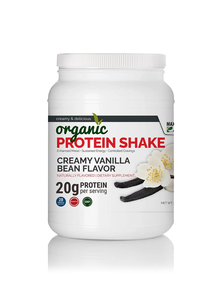 Maximum Slim Organic Protein Shake - Κρέμες με γεύση βανίλιας