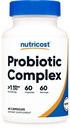 Προβιοτικό σύμπλοκο Nutricost (>1 δις CFU) 60 κάψουλες - Χωρίς γλουτένη, μη ΓΤΟ