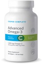 Cooper Complete - Advanced Omega 3 - συμπλήρωμα ιχθυελαίου, συμπυκνωμένο EPA + DHA Ωμέγα-3 λιπαρά οξέα 1400 mg - 60 Softgels ανά φιάλη. Συσκευασία των 4