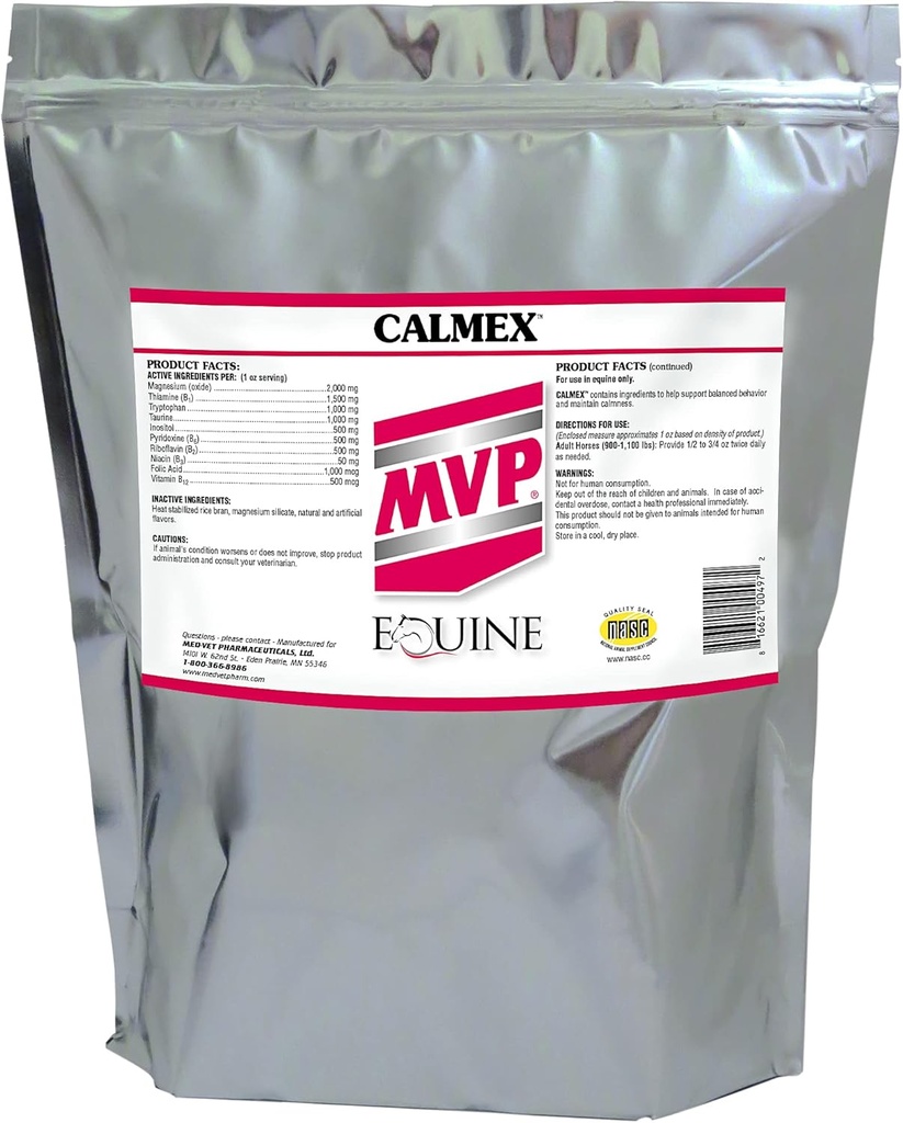 Calmex (10lb) για την Ηρεμία Υποστήριξη στα Άλογα