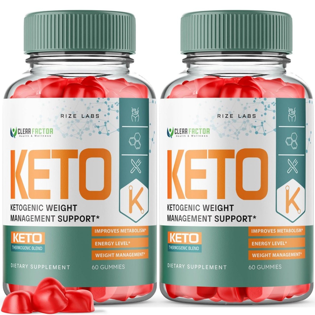 (2 Συσκευασία) Καθαρός παράγοντας Keto ACV Gummies - Καθαρός παράγοντας για προηγμένη απώλεια βάρους, Keto + ACV Gummy, ClearFactor Μέγιστο συμπλήρωμα δύναμης, ClearFactor Gummies Κριτικές (120 Gummies)