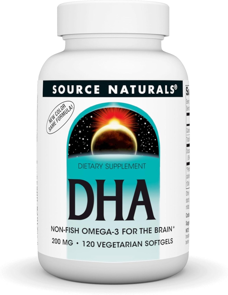 Source Naturals DHA, Neuromins 200 mg μη Fish Omega-3 για τον εγκέφαλο