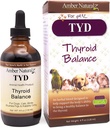Amber NaturalZ TYD Thyroid Balance βοτανικό συμπλήρωμα για σκύλους, γάτες, πουλιά, χοίροι Γουινέας, και κουνέλια 