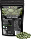 Go Nutra Organic Spirulina Chlorella Tablets 50/50 Blend 