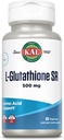 KAL L-Glutathione SR, Μειωμένο συμπλήρωμα γλουταθειόνης, Υψηλή Απορρόφηση Αντιοξειδωτικό συμπλήρωμα, Εργαστήριο Επαληθευμένο, 60 ημερών εγγύηση, 60 υπηρεσίες, 60 VegCaps