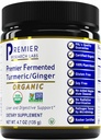 Premier Research Labs Premier Fermented Turmeric/Ginger Root - Probiotic Fermented Turmeric & Ginger Powder Supplement, Active Curcuminoids, Herbal Supplement - 4.7 Oz