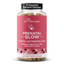 Glow Προγεννητικές Βιταμίνες για γυναίκες – 20-σε- 1 Vital Nutrients for Healthy Kregnation and Fetal Development – Folic Acid & Vegan DHA For Baby's Growth & A Comfortable Cregnation – 60 κάψουλες Nourishing