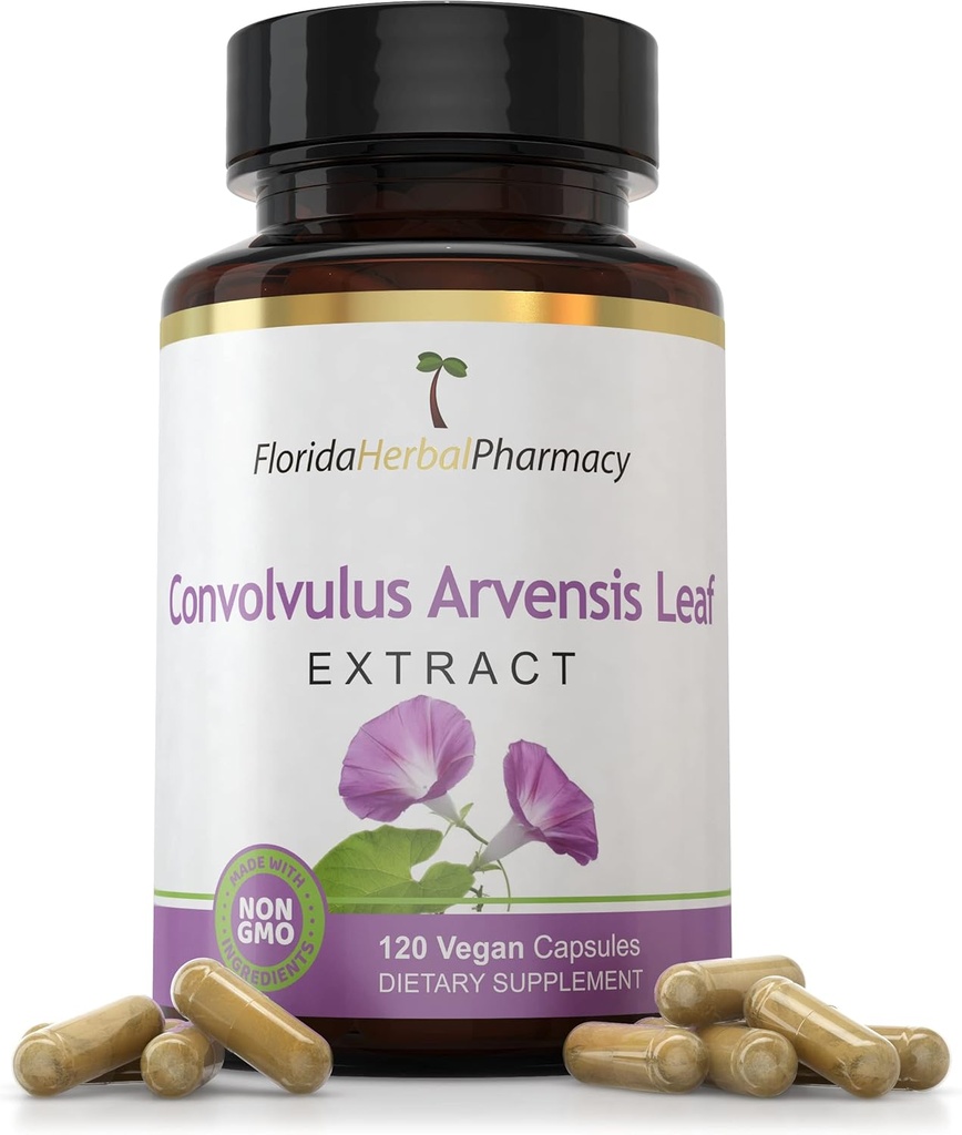 Florida Herbal Pharmacy, Convolvulus Arvensis Leaf Extract Συμπληρώματα Καψακίων 10:1 (120 Κάψουλες) 500 mg ανά Καψάκιο, 1000 mg Σερβίρισμα