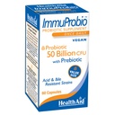 HealthAid ImmuProbio 60 Caps - 50 δις CFU με προβιοτική, μία φορά την ημέρα, οξύ και ανθεκτικό στη χολή στεφάνες, Vegan