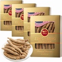 4 Κουτιά American Wisconsin Ginseng - Μικρή μακριά ρίζα - Premium ποιότητα Panax Ginseng. Ενισχύει την ασυλία του σώματος, την ενέργεια για άνδρες και γυναίκες (16oz)