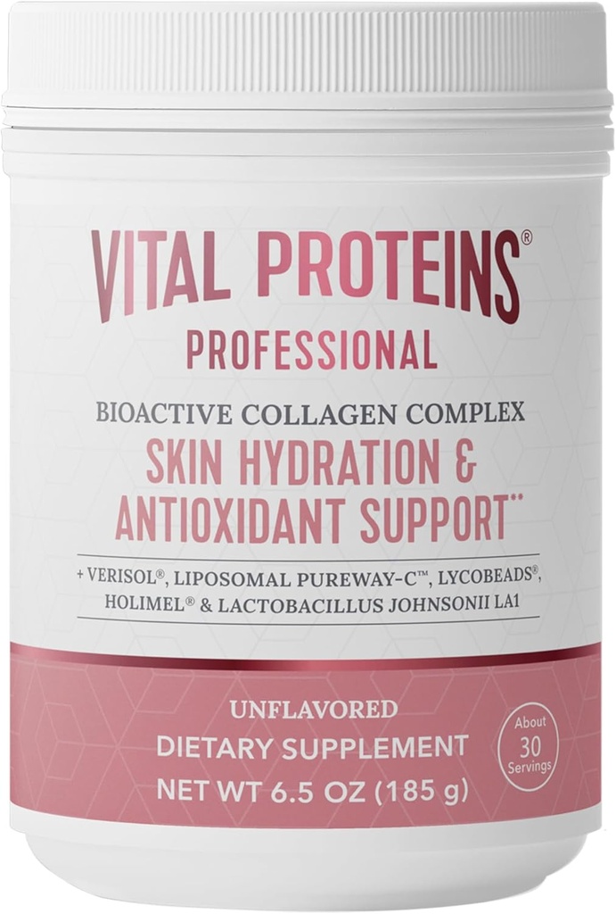 Vital Proteins Professional Bioactive Collagen Complex Skin Hydration & Antioxidant Support, 6,5oz