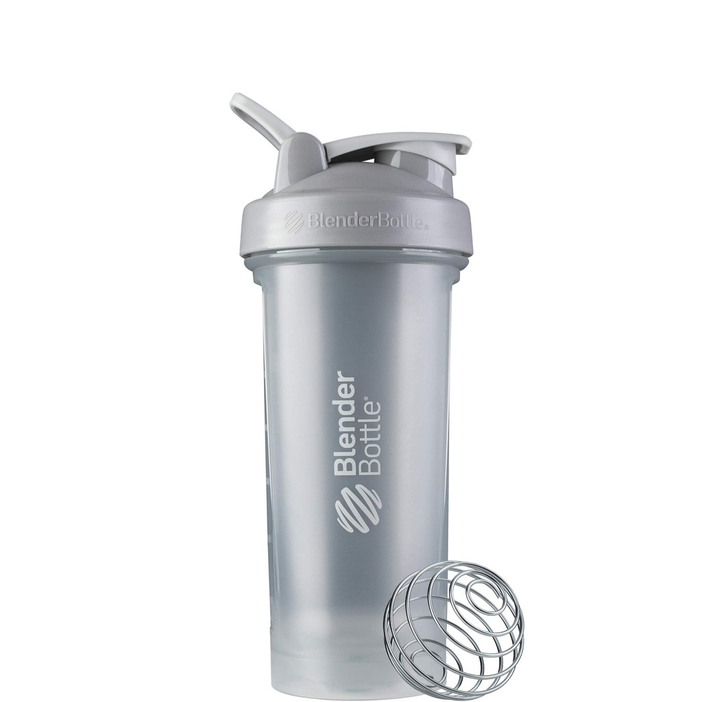 BlenderBottle Classic V2 Shaker μπουκάλι Ιδανικό για πρωτεϊνικές ανακινήσεις και προ προπόνηση, 28-Ounce, Pebble γκρι