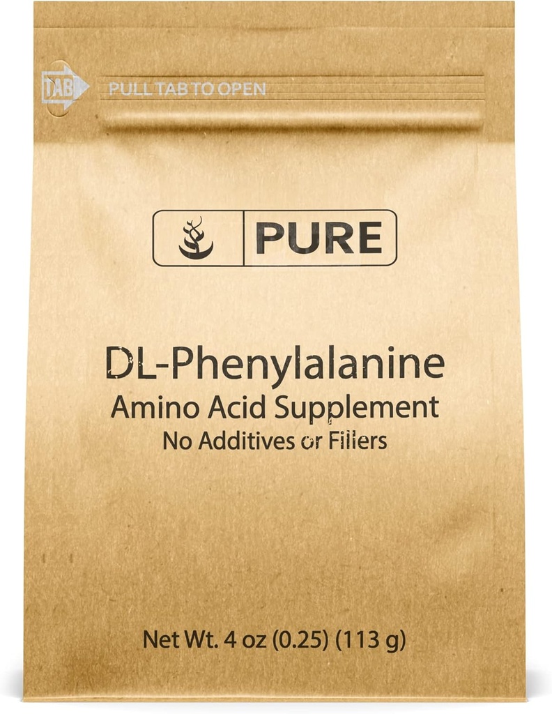 Pure Original Ingredients DL-Phenylalanine Powder (4 oz) Always Pure, No Fillers or Additives