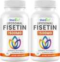 1500mg Fisetin Συμπληρώματα - Ισχυρή απορρόφηση με λιποσωμική παράδοση,98% καθαρό Fisetin,Polyphenol Antioxidant για υγιή γήρανση,Non-GMO - 2 μπουκάλια, 120 Softgels για ενήλικες