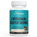 2400 MG Liposomal Glutathion Softgels, Max Απορρόφηση, Ενεργή Μορφή L-Glutathion Μειωμένη (GSH), με Υαλουρονικό οξύ, ρεσβερατρόλη, Master Αντιοξειδωτικά για Detox, Εγκέφαλο, ανοσοποιητικό σύστημα, 60 Softgels