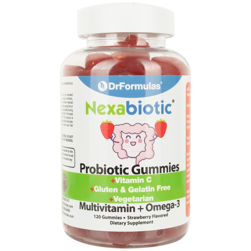 DrFormulas Multivitamin Gummies με Ωμέγα 3 και Προβιοτικά για Παιδιά και Ενήλικες με Βιταμίνη C 