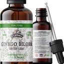 Ginkgo Biloba Βάμμα Βιολογικό εκχύλισμα Ginkgo Biloba (Ginkgo Biloba) Αποξηραμένο φυτικό φύλλο συμπλήρωμα 2 oz