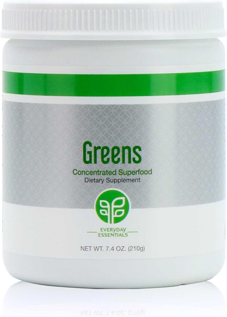 Pure Greens 210g - Greens Powder με Superfoods, Antioxidants, και Phytonutrients με Τέσσερις Ιδιοσκευές. Ανακατεύουμε εύκολα με νερό ή χυμό. Vegan-Friendly, Φυσικά ζαχαρωμένο με Stevia.
