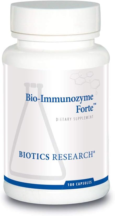Biotics Research Bio Immunozyme Forte Multivitamin, Echinacea, Cayenne Pepper, Lactobacillus acidophilus, Botanicals, Probiotics, Amino Acids, Organs/Glandulars for Immune System Health 180 Κάψουλες