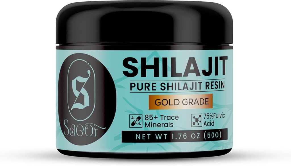 Organic Pure Imalayan Shilajit Resin Gold for Men & Women 