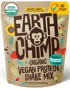 EarthChimp Organic Vegan Protein Powder - με Προβιοτικά - Μη ΓΤΟ, Γαλακτοκομικά Χωρίς, Μη Ορός γάλακτος, Πρωτεΐνες με βάση το φυτό Σκόνη για γυναίκες και άνδρες, Χωρίς γλουτένη - 26 Μερίδες 32 Oz (Vanilla) No Scoop