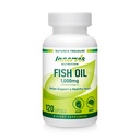 Fish Oil 1000mg – Υποστήριξη καρδιάς, εγκεφάλου και ματιών με Omega-3 EPA & DHA, 120 Softgels, μη GMO 