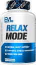 Evlution Nutrition RelaxMode - Φυσική υποστήριξη ύπνου - με L-Θεανίνη, Valerian Root Extract & More - Vegan & Non-GMO - Συμπλήρωμα διατροφής - 45 Σερβιέτες - 45 κάψουλες λαχανικών