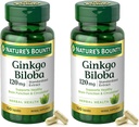 Φυσικό Boundy Ginkgo Biloba Standardized Extract 120 mg, Βοτανικές Φιάλες, Καψάκιο, 100 Count, Συσκευασία των 2