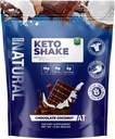 About Time Keto Shake Chocolate Coconut with Bovine Collagen Protein + MCTs from Coconuts | 11g Protein, 19g Fat, 5g Net Carbs | Gluten-Free, Non-GMO, 12 Servings