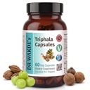 Κάψουλες DR WAKDE'S Triphala (60 Veg Caps, φυτικό συμπλήρωμα, Ayurvedic Herb, όλα φυσικά, Vegan)