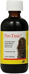 Pfizer Animal Pet-Tinic Vitamin-Mineral συμπλήρωμα για σκύλους και γάτες, 4-Ounce από Pfizer Animal