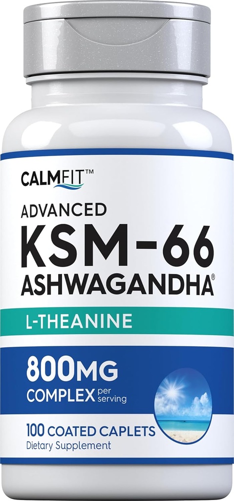 Piping Rock KSM-66 Ashwagandha L-Theanine συμπλήρωμα 