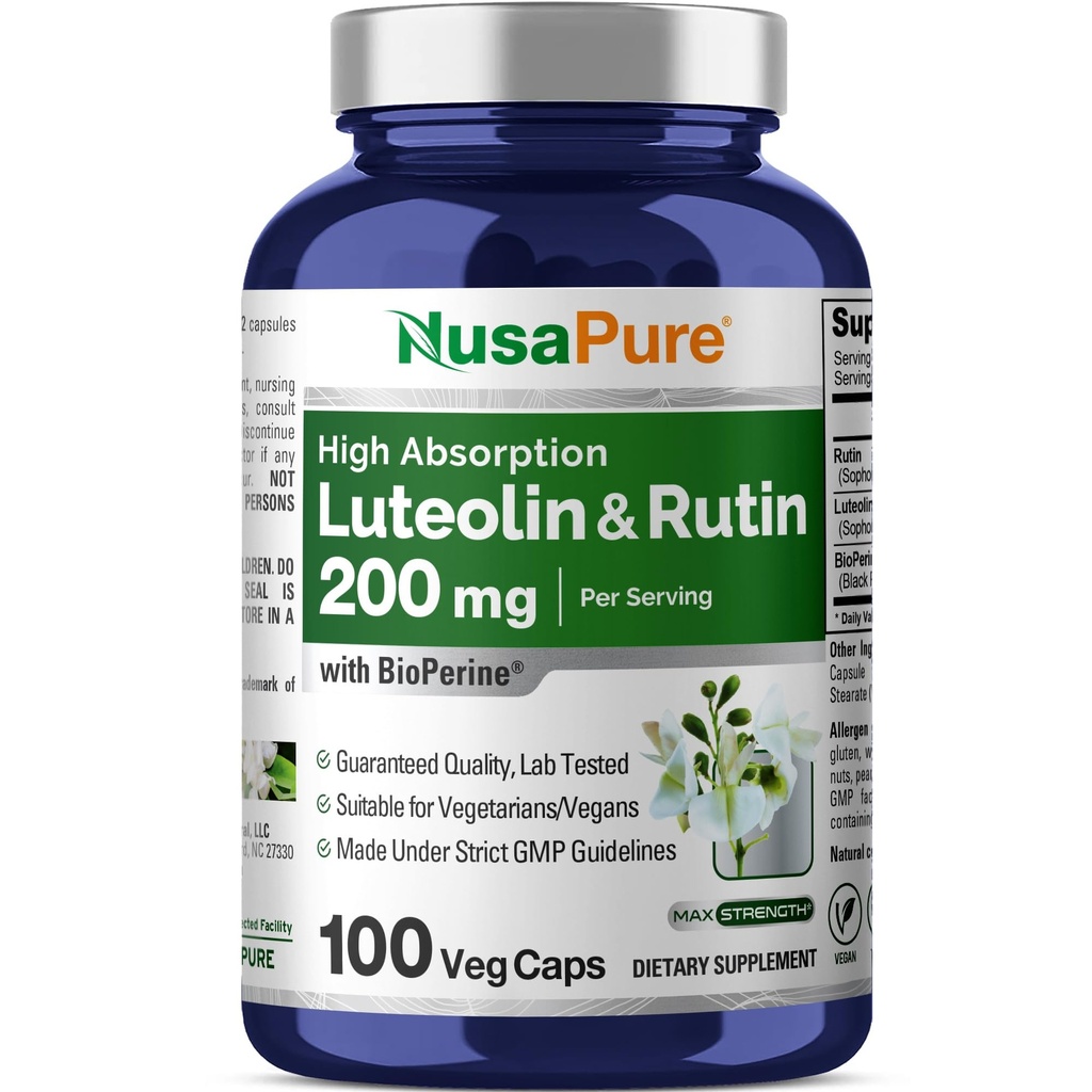NusaPure Luteolin Complex με Rutin 200 mg 