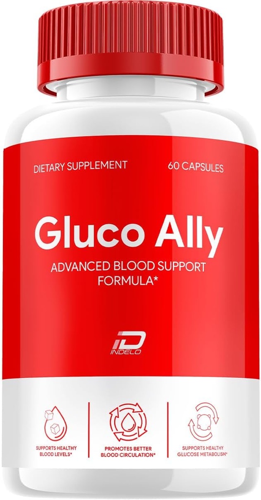 Gluco Ally Capses - GlucoAlly Advanced Supplement, All Natural Formula to Reserve Healthy Levels, Maximum Strength Daily Formula, Gluco Allyal Capses Reviews (1 Συσκευασία - 60 Κάψουλες)