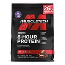 MuscleTech Platinum 8-Hour Protein Powder - 7 Premium Protein Sources with Whey & Casein Protein for Αυξημένη Λίπος Μύες, Δύναμη & Βελτιωμένη Ανάκτηση - Σοκολάτα γάλακτος, 50 Σερβιέτες