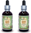 Xian Mao, Curculigo (Curculigo Orchioides) Glycerite, Organic Dried Root Powder Alcohol-Free Liquid Extract (Brand Name: HerbalTerra, Proudly Made in USA) 2x2 fl.oz (2x60 ml)
