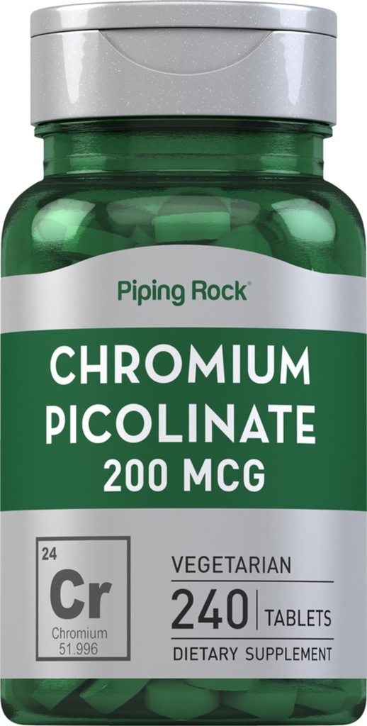 Piping Rock Chromium Picolinate 200mcg 