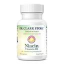 Dr. Clark Niacin (Vitamin B3) συμπλήρωμα – 25mg, 100 Ζελατίνες κάψουλες, υποστηρίζει την κυκλοφορία & υγιή επίπεδα χοληστερόλης