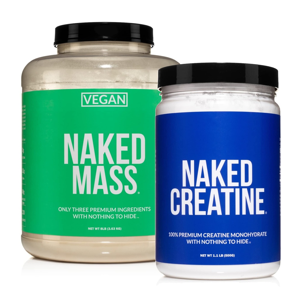 NAKED χωρίς πρωτεΐνη σόγιας: 8LB Vegan Mass Creatine