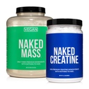 NAKED χωρίς πρωτεΐνη σόγιας: 8LB Vegan Mass Creatine