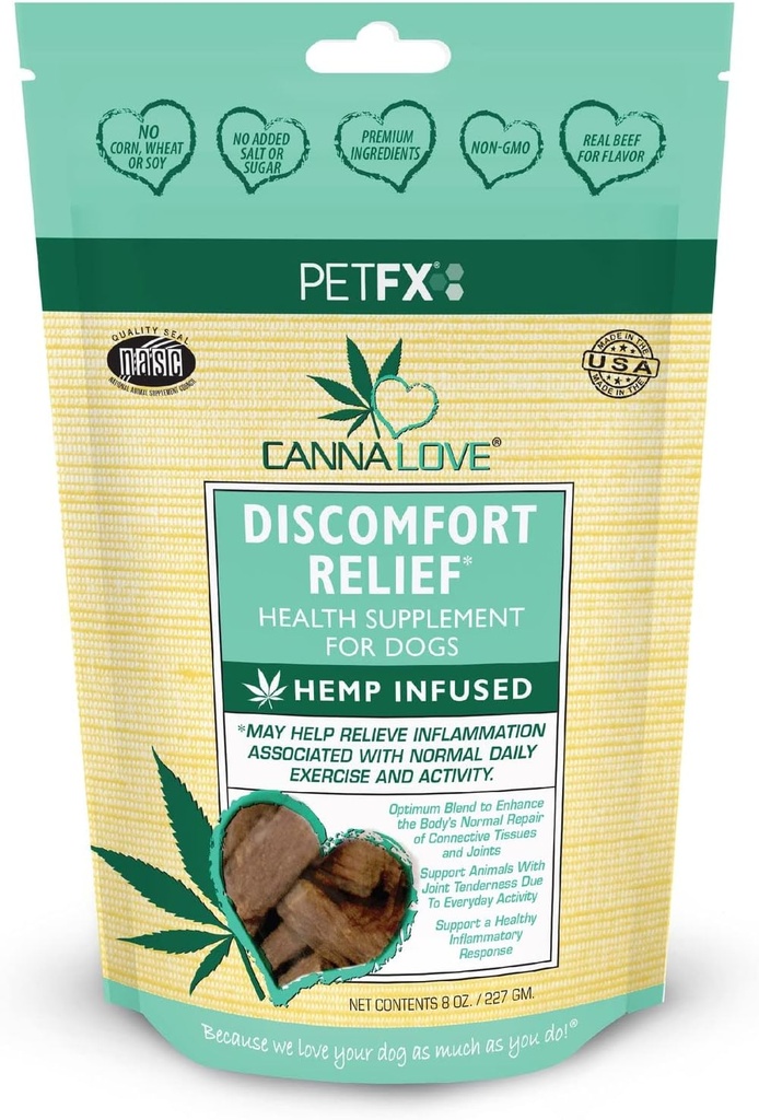 CannaLove Discomfort Relief Hemp Infused Sticks - τσάντα 8oz, γιατρός Formulated