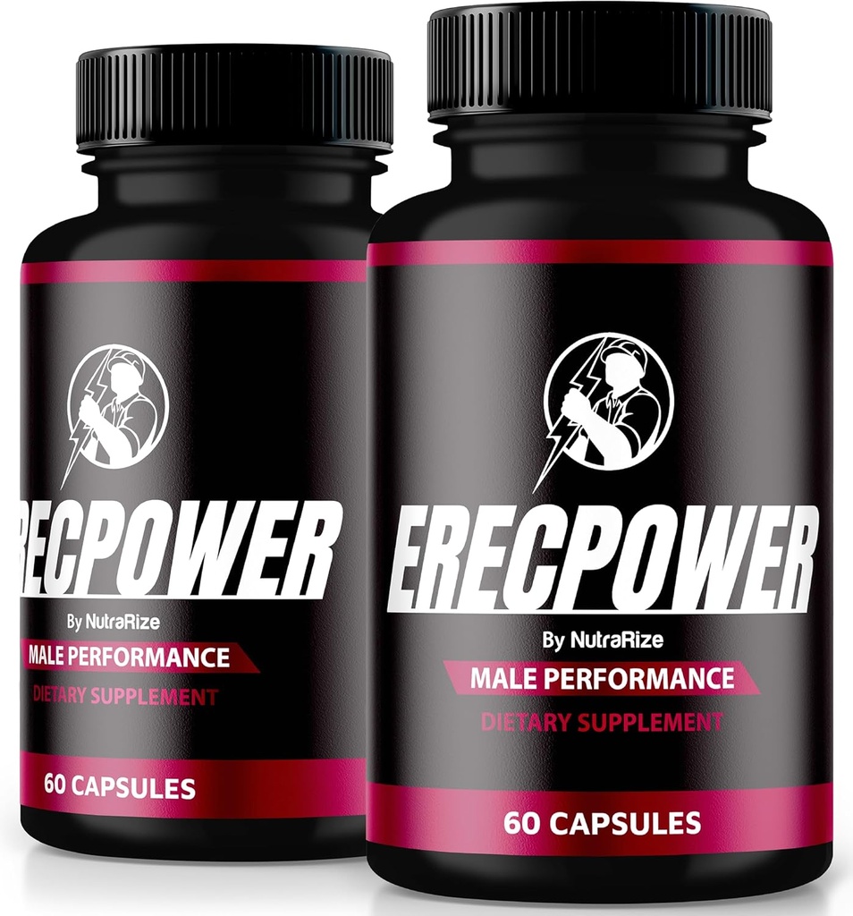 (2 Pack) ErecPower για τους άνδρες, επίσημη χάπια ErecPower, όλα τα φυσικά αρσενικό συμπλήρωμα, κάψουλα για την ενίσχυση της ενέργειας και τη συνολική υγεία, Erec Power Υποστήριξη για την κορυφαία απόδοση, βιταμίνη, αναθεώρηση (120 κάψουλες)